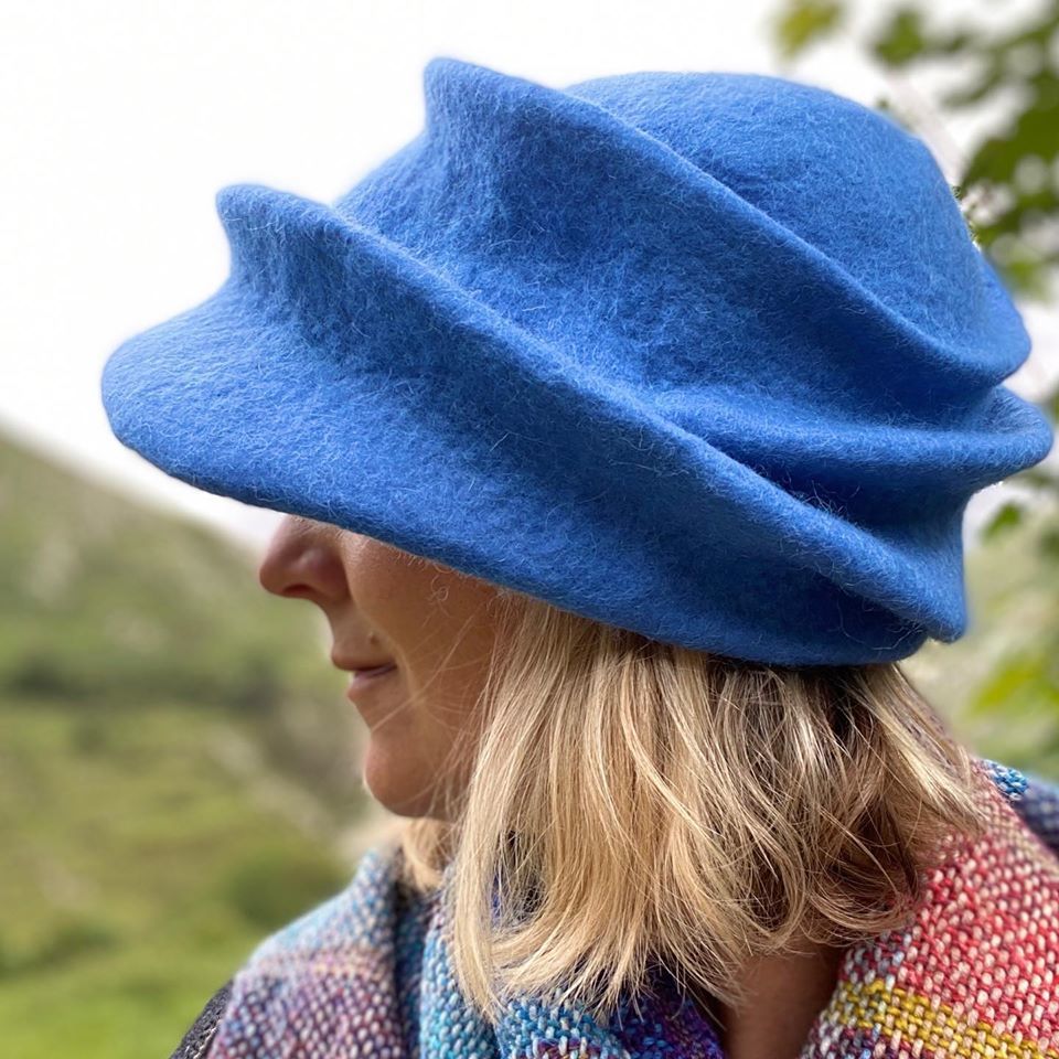 A more sculptural ‘free style’ hat this week! - Deborah Irvine