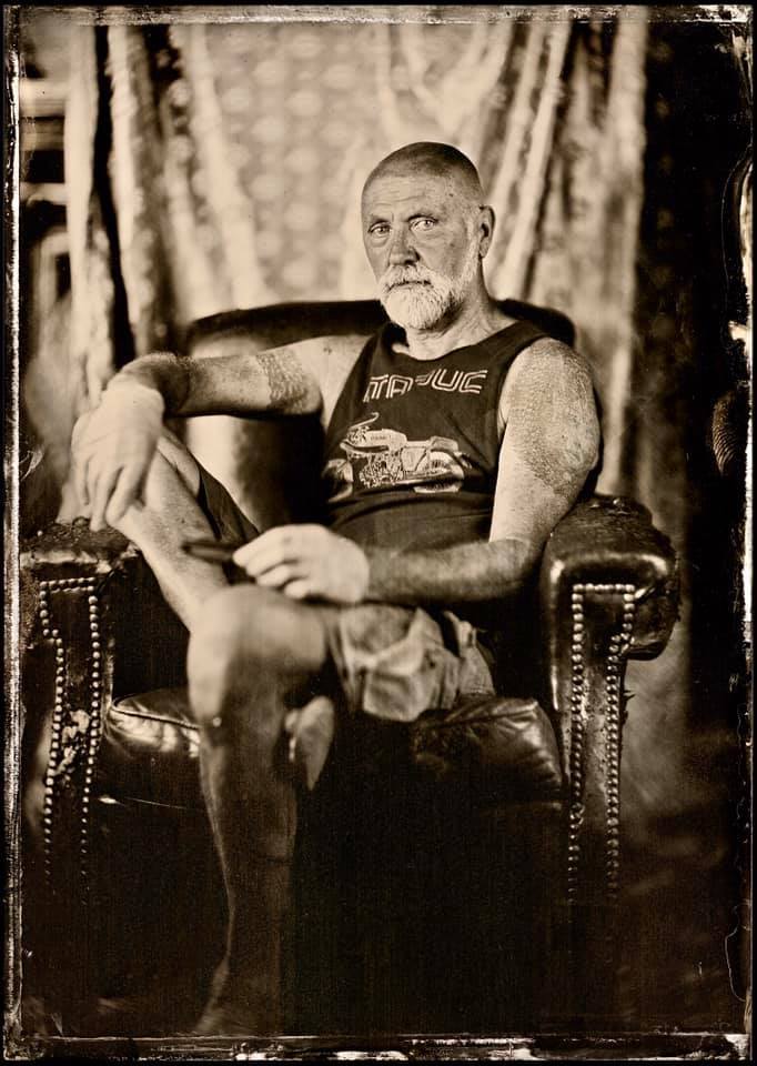 Wet plate collodion - tintype - Dave Shrimpton