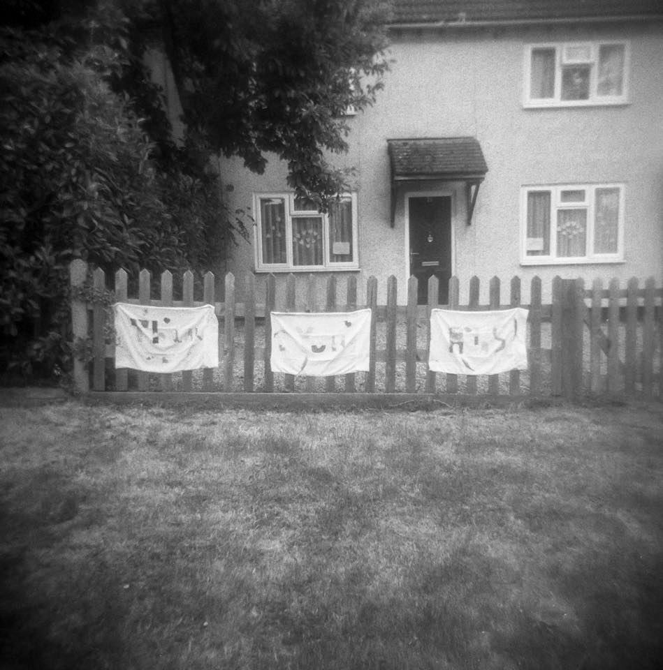 Took a walk around my neighbourhood on Monday with my Holga and some expired Ilford HP5+ film - Meredith Wilson