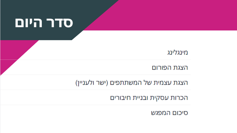הפורום היזרעאלי מפגש 2