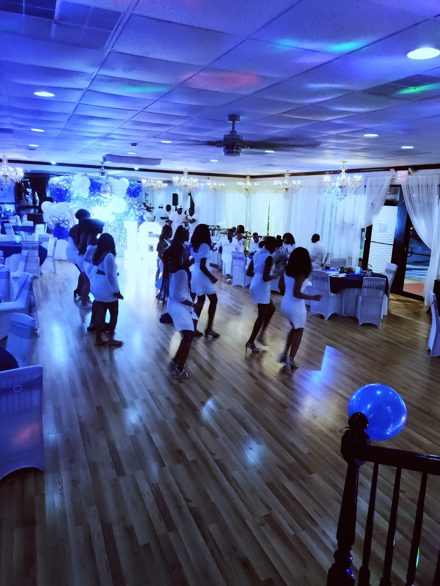 Birthday Parties in white