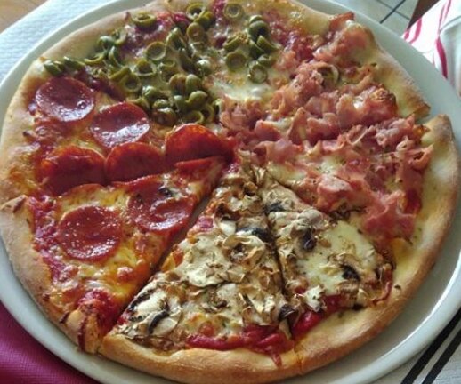 Pizza 4 estaciones
