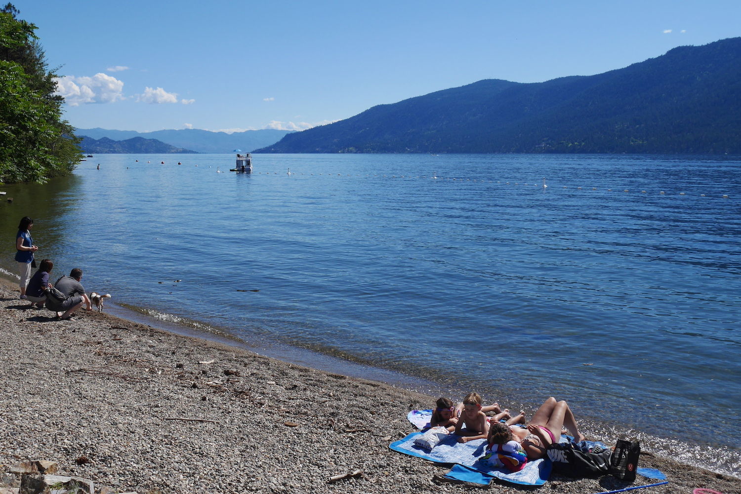 Beach at Okanagan Lake