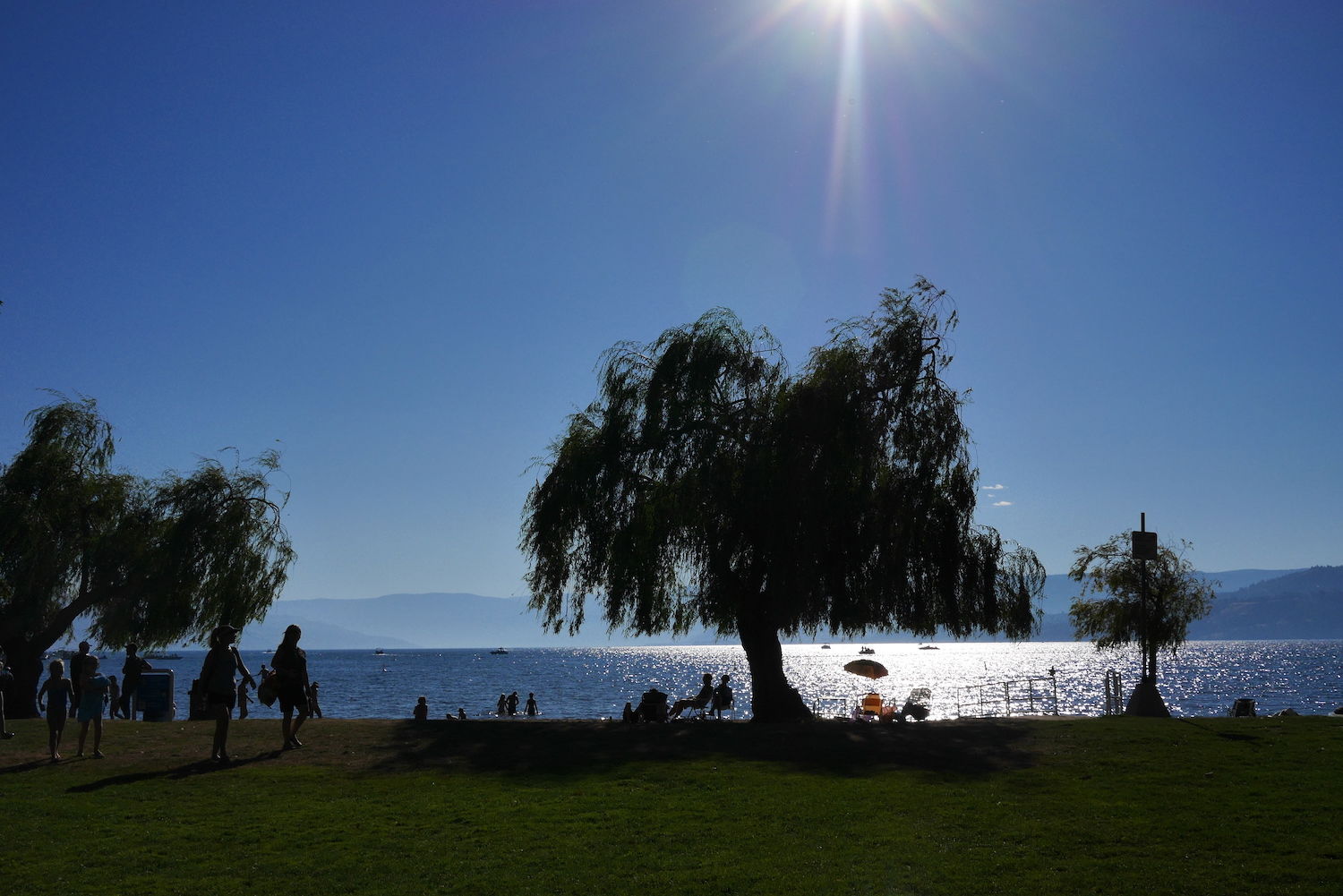 Beach Park at Okanagan Lake