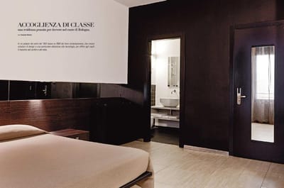 "Hotel Muà" pubblicato sulla rivista Premium, 07/07/2014: "Accoglienza di classe: una residenza pensata per ricevere nel cuore di Bologna" a cura di Annalisa Balzoni