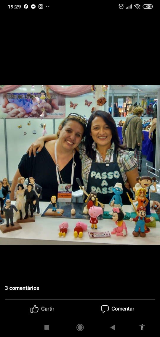 Cláudia Ramires e Evelyn Fonseca