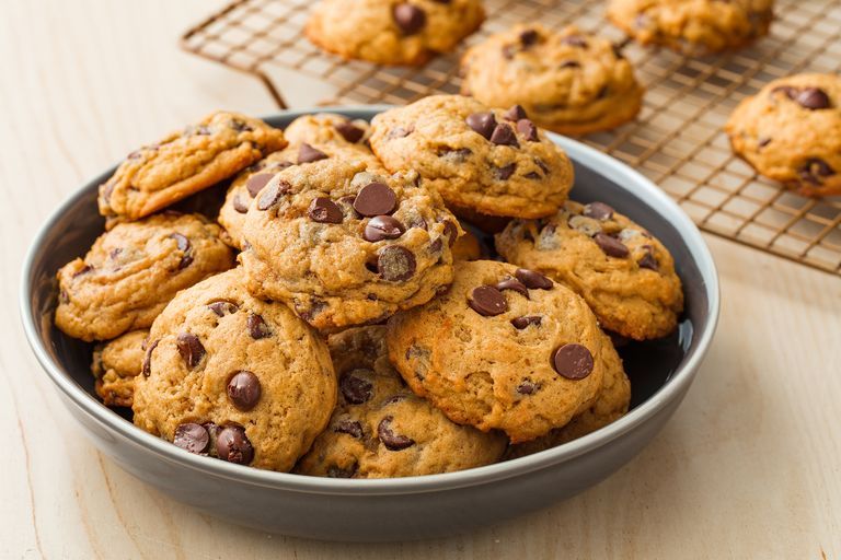 Galletas de calabaza con chispas de chocolate