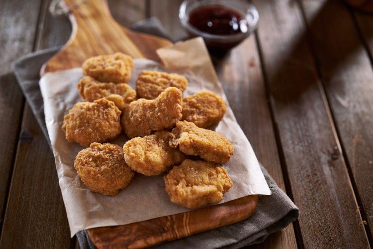 Nuggets de pollo a la plancha