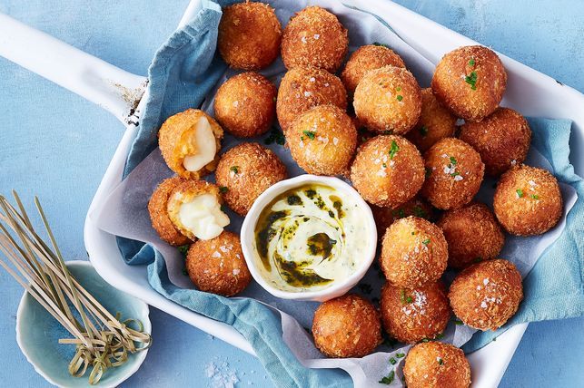 Pepitas de calabaza con queso