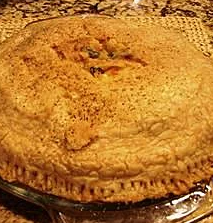 Pastel de pollo cajún