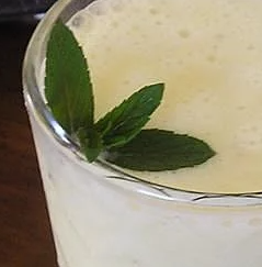 Batido de manzana y plátano