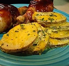 Papas empanizadas al horno