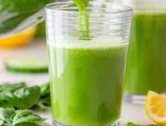 Jugo verde saludable