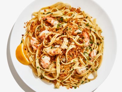 Shrimp Scampi with Pasta
