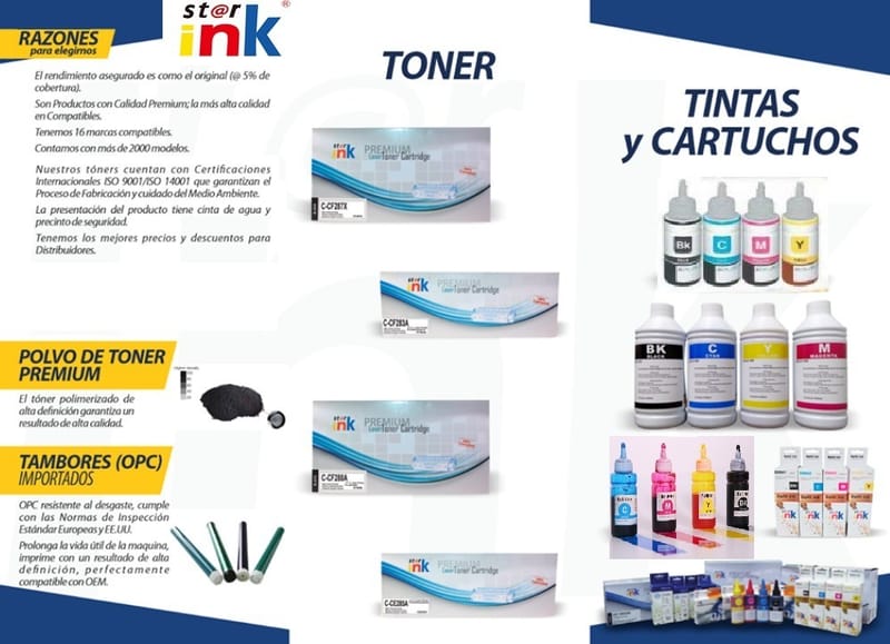 CONSUMIBLES  COMPATIBLES