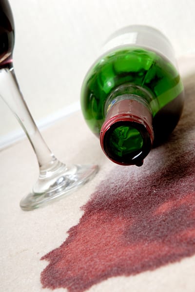 Removing Red Wine Stains From Your Carpets