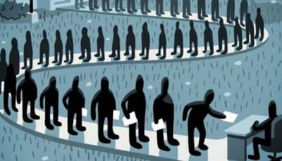 The unemployment rate in the first quarter of the current world decreased by 2.2 points