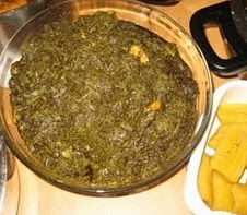 FEUILLE DE MANIOC A LA SARDINE