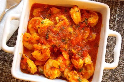 CREVETTE SAUCE TOMATE