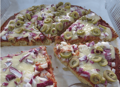 פיצה משגעת בריאה , קלה ומהירה להכנה,ללא גלוטן!!!דלת פחמימות!!!!!!