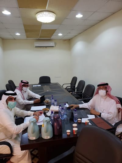 فريق الحوكمة في زيارة مبنى الجمعية