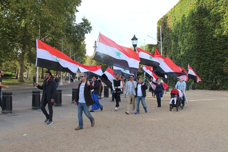 Ahwazin demonstration in London 13/10/2018