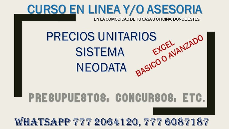 PRECIOS UNITARIOS