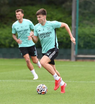 Tierney, White และ Pepe ฝึกซ้อมกับ Arsenal ก่อนการปะทะกับ Chelsea - ในรูป