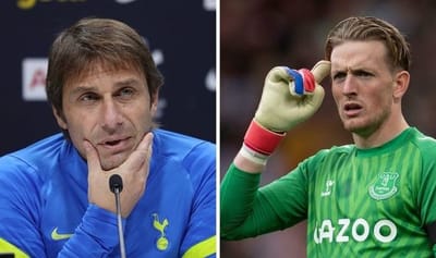 Antonio Conte กำลัง 'จับตาดู Jordan Pickford' ในขณะที่หัวหน้าท็อตแนมพิจารณาย้ายผู้รักษาประตู Everton และ England โดยมี Hugo Lloris หมายเลข 1 ในปีสุดท้ายของสัญญา