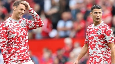 'Cristiano คุณโอเคไหม': Nemanja Matic แหย่ไอคอนแมนเชสเตอร์ยูไนเต็ดโรนัลโดหลังจากที่ดาราชาวโปรตุเกสแพ้สตรีคไร้พ่ายในการฝึกซ้อม