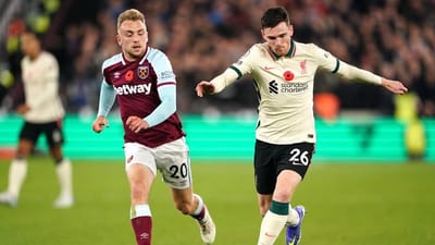 ฮีโร่ของเวสต์แฮม Bowen 'ได้รับแรงบันดาลใจจาก Salah' ของ Liverpool