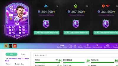 Declan Rice FIFA 22: วิธีทำให้วันเกิด FUT สมบูรณ์ SBC