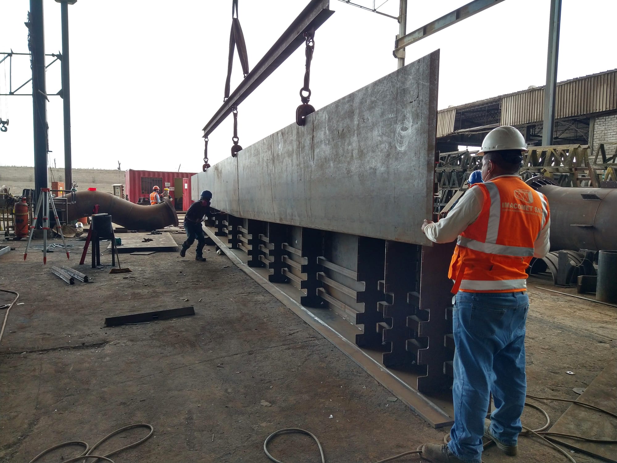Proyecto "Fabricación Pescante Giratoria de 6.3 Tn - Antamina"