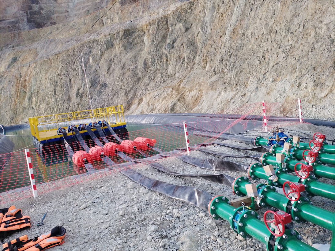 Proyecto "Fabricación y Montaje de Plataformas Flotante con Sistema de Spools para Bombeo / Hudbay Perú S.A.C."