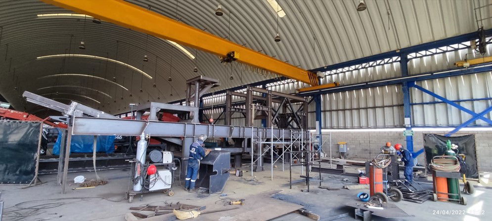 Proyecto "Fabricación y Ensamblado de Chasis y Base de Chancadora"