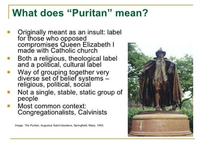History of the Puritans