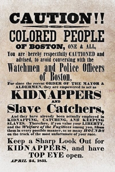 History of Fugitive Slave Act