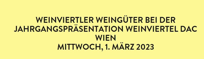 Weinviertel DAC Wien