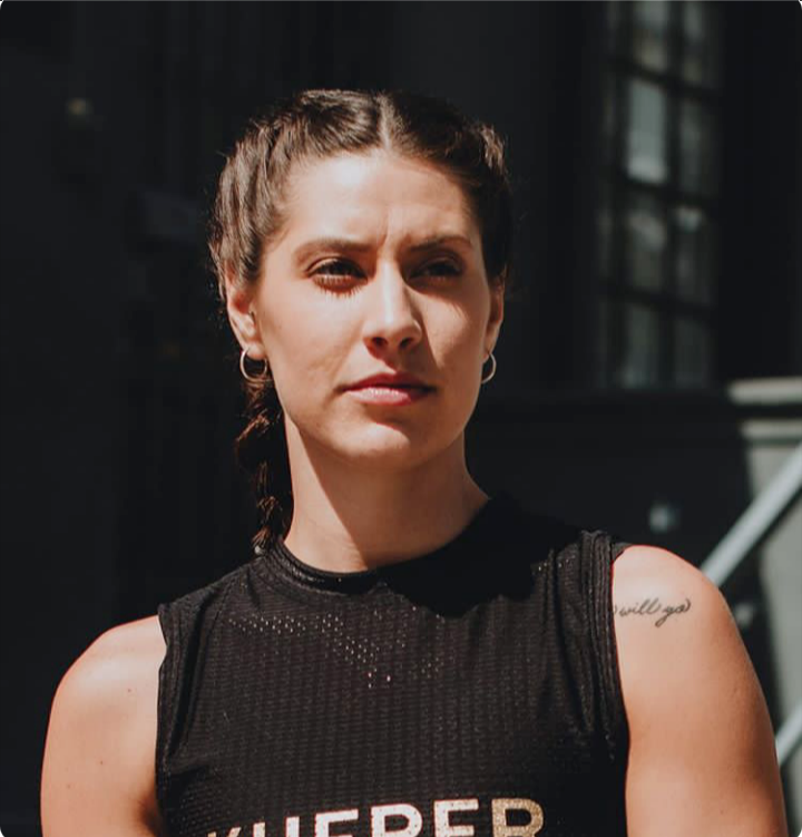 Yoga instructor and road runner Athlete 