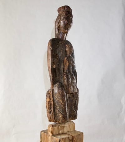 Eine Madonna aus dem späten Mittelalter