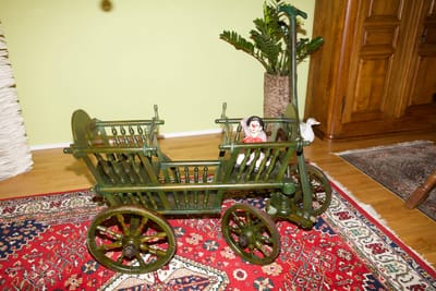 Der Zwillingsleiterwagen, ein Meisterstück der Wagnerkunst