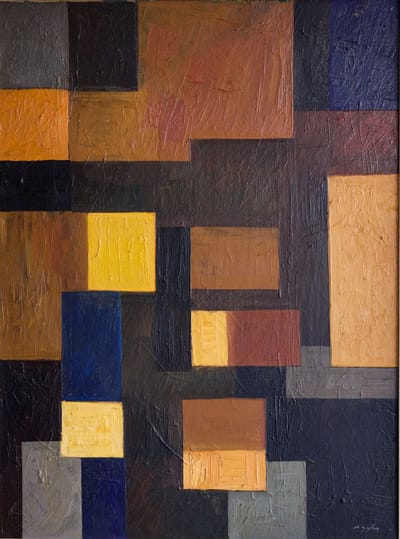 Josef Eggler, abstraktes Bild