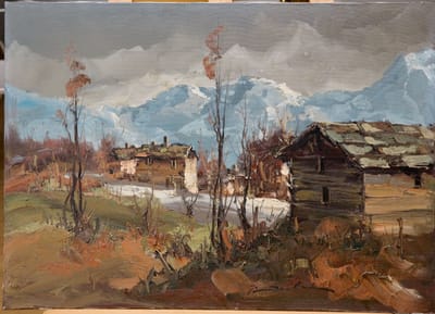 Lötschental, unbekannter Maler