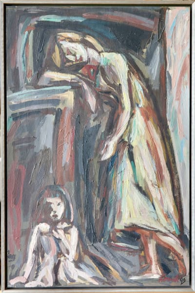 Karl Hosch, Mutter und Kind