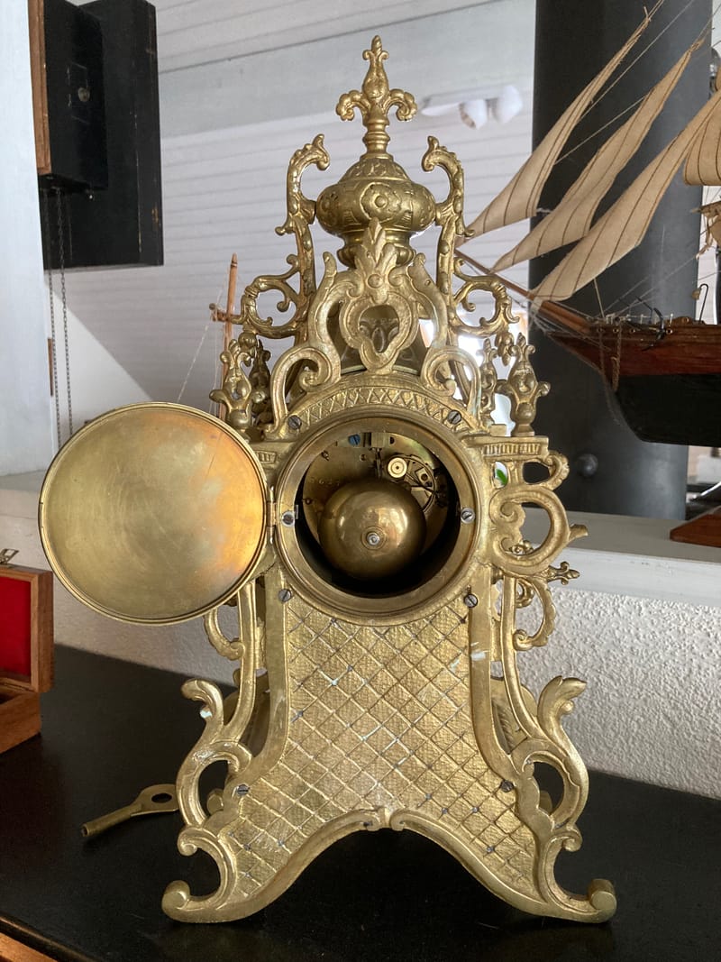 (14S) FRANZÖSISCHE KAMINUHR 1880 