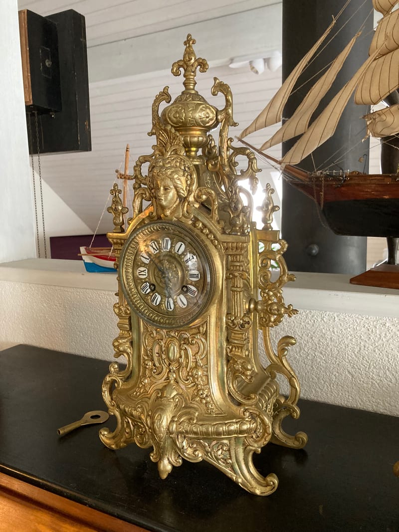 (14S) FRANZÖSISCHE KAMINUHR 1880 