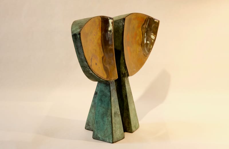 (29S) BRONZESKULPTUR VON THOMAS BLANK 1933 - 2013 