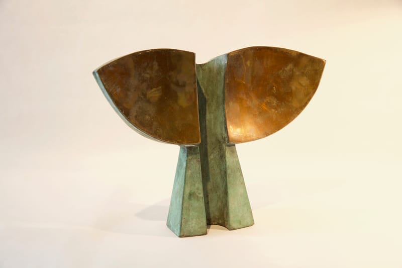 (29S) BRONZESKULPTUR VON THOMAS BLANK 1933 - 2013 