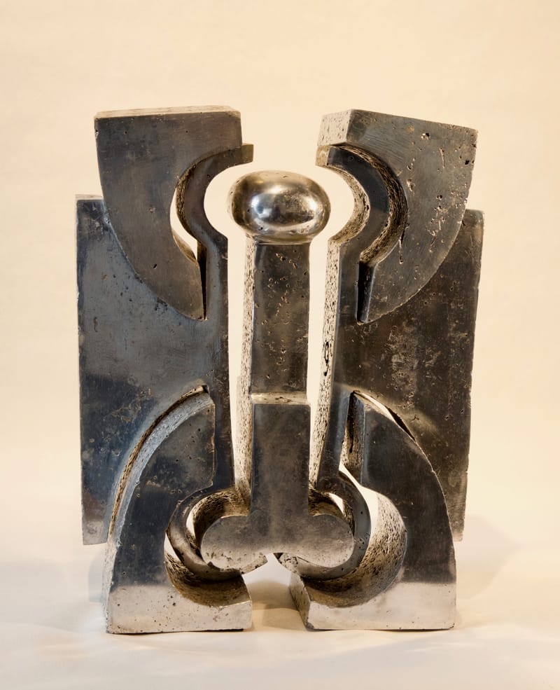 (30S) SKULPTUR VON PETER TRAVAGLINI 1927 - 2017 