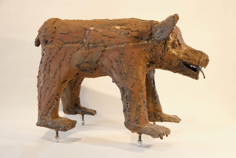 (34) BÄR AUS EISEN GESCHWEISST AUFTRAGSARBEIT VON "UNBEKANNT" 